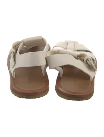 The Row Fisherman Leather Slides