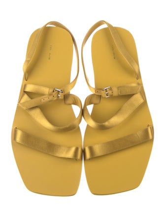 The Row Satin Slingback Sandals