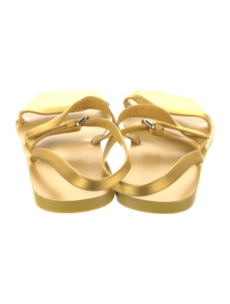 The Row Satin Slingback Sandals