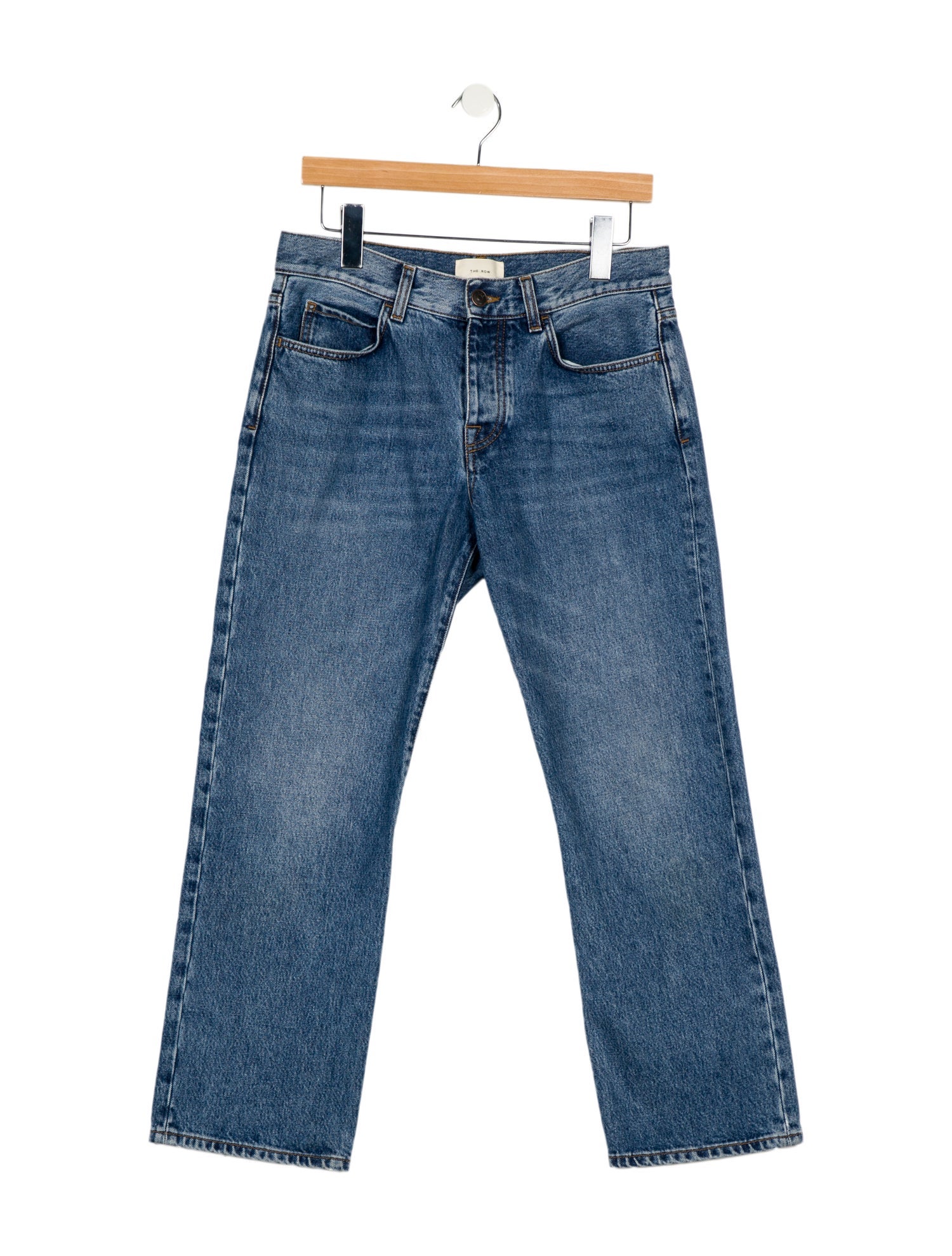 The Row Mid-Rise Wide Leg Jeans w/ Tags