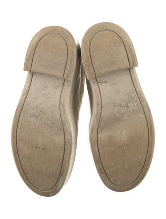 The Row Leather Lace-Up Boots