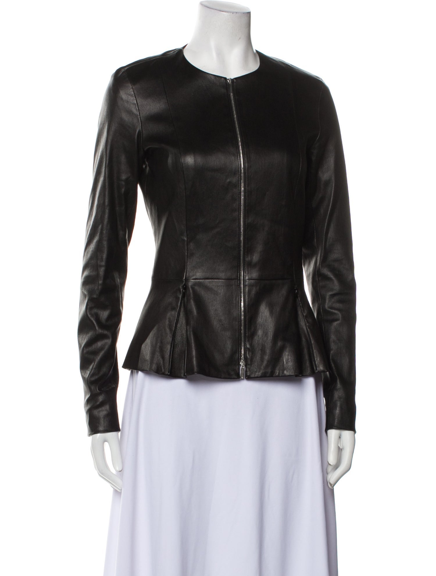 The Row Leather Biker Jacket