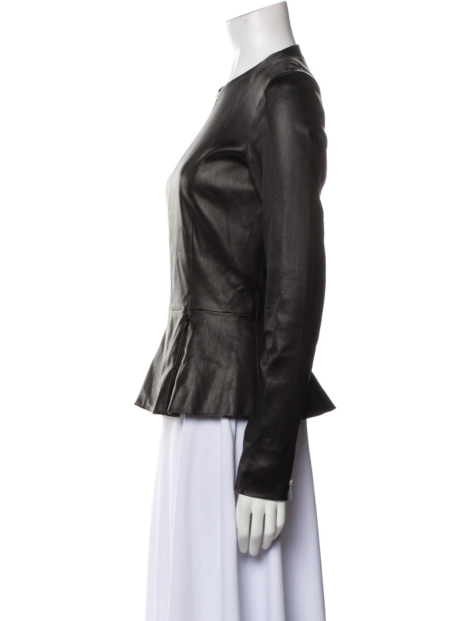 The Row Leather Biker Jacket