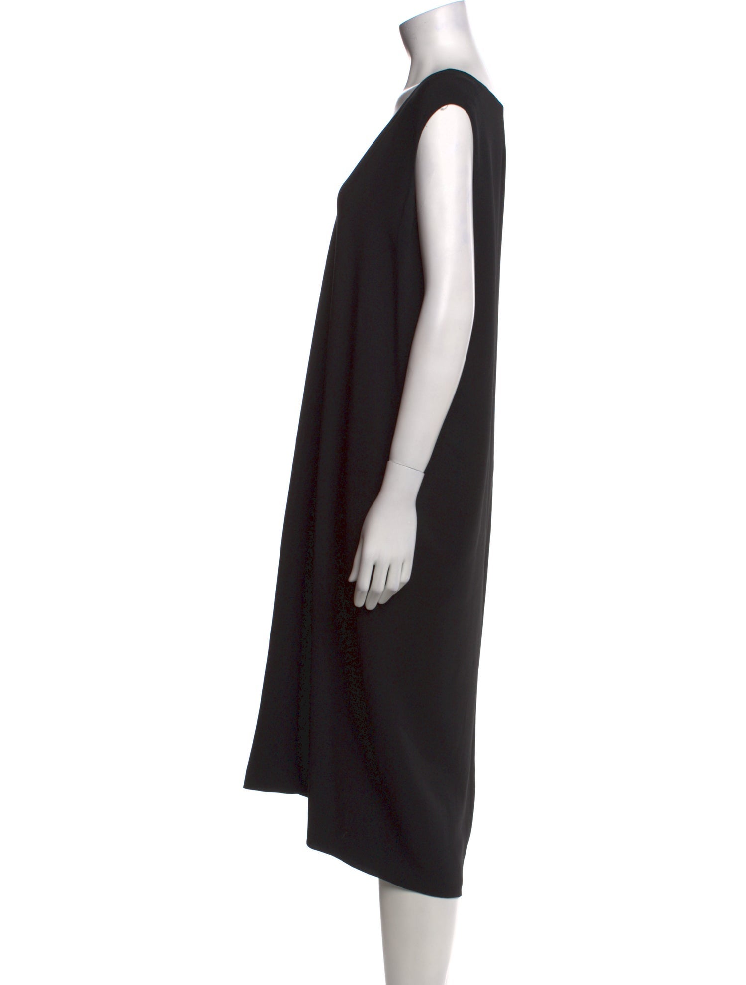The Row V-Neck Midi Length Dress