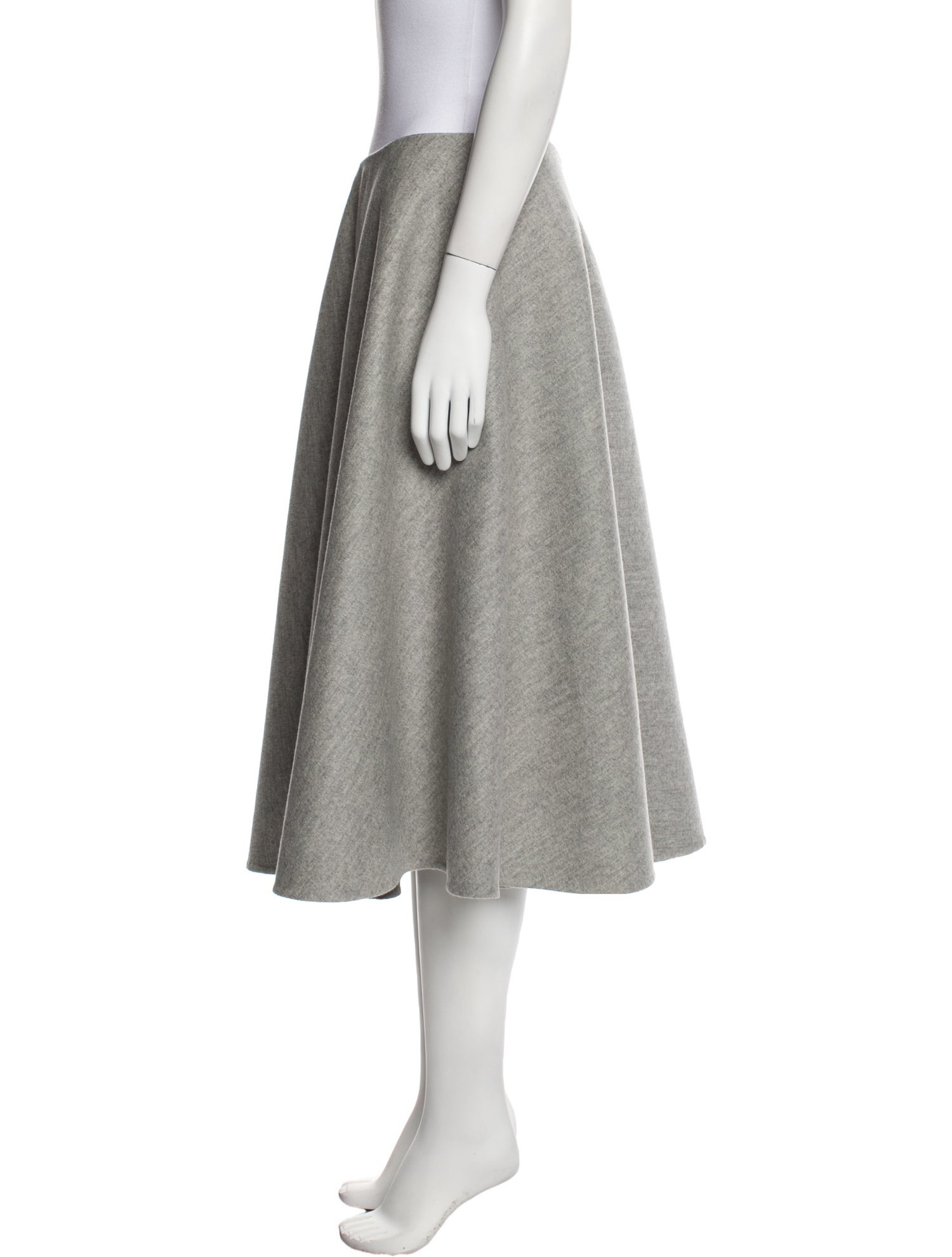 The Row Virgin Wool Knee-Length Skirt