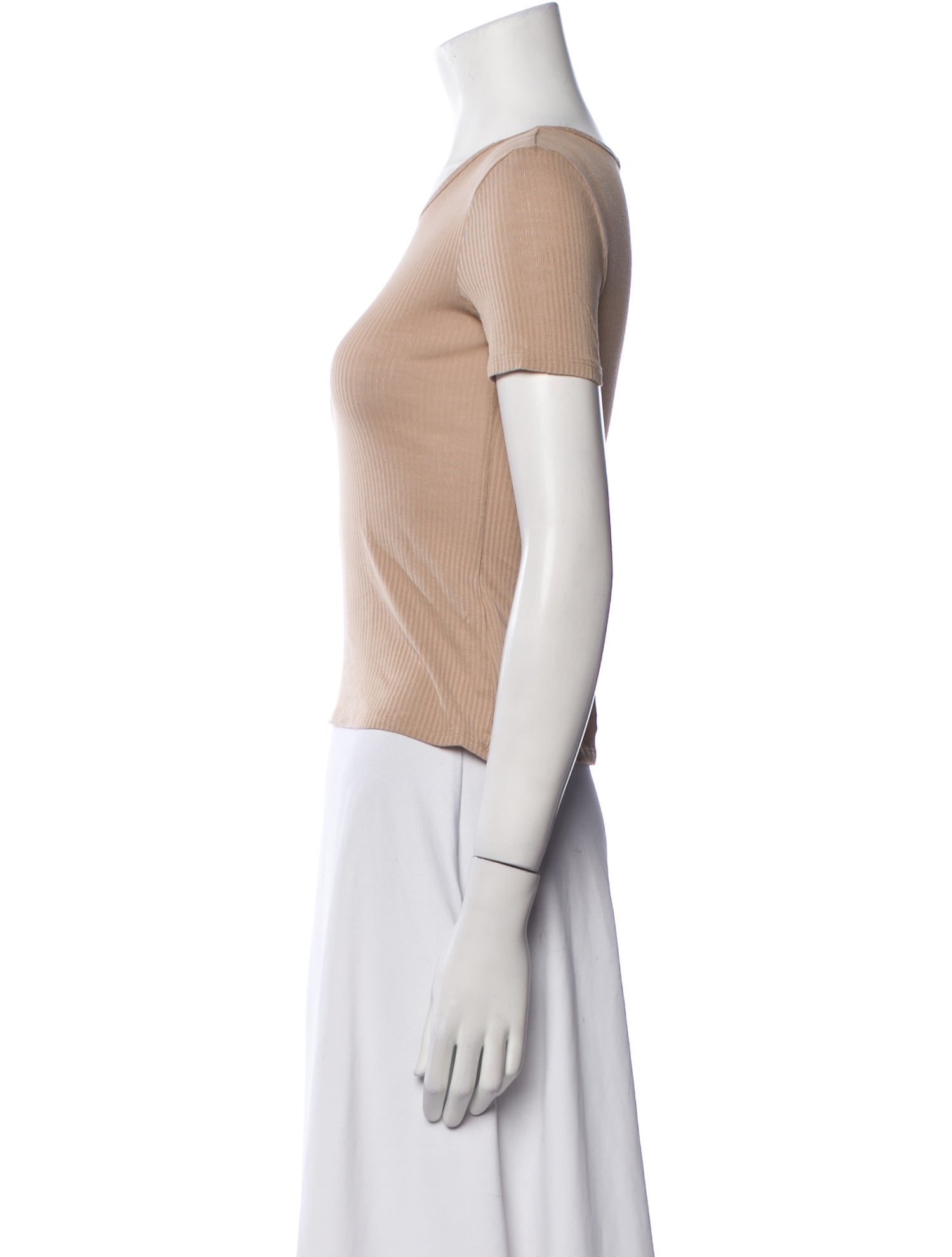 The Row Silk Scoop Neck T-Shirt