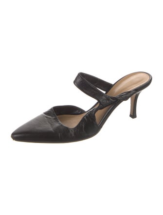 The Row Leather Mules
