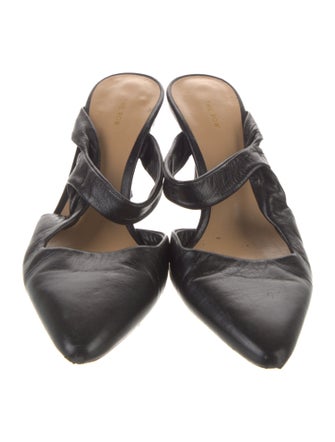 The Row Leather Mules