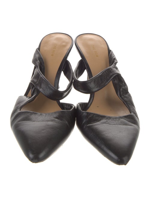 The Row Leather Mules
