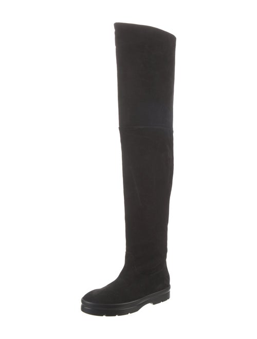 The Row Billie High Suede Boots