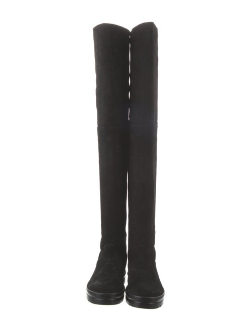 The Row Billie High Suede Boots