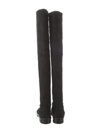 The Row Billie High Suede Boots