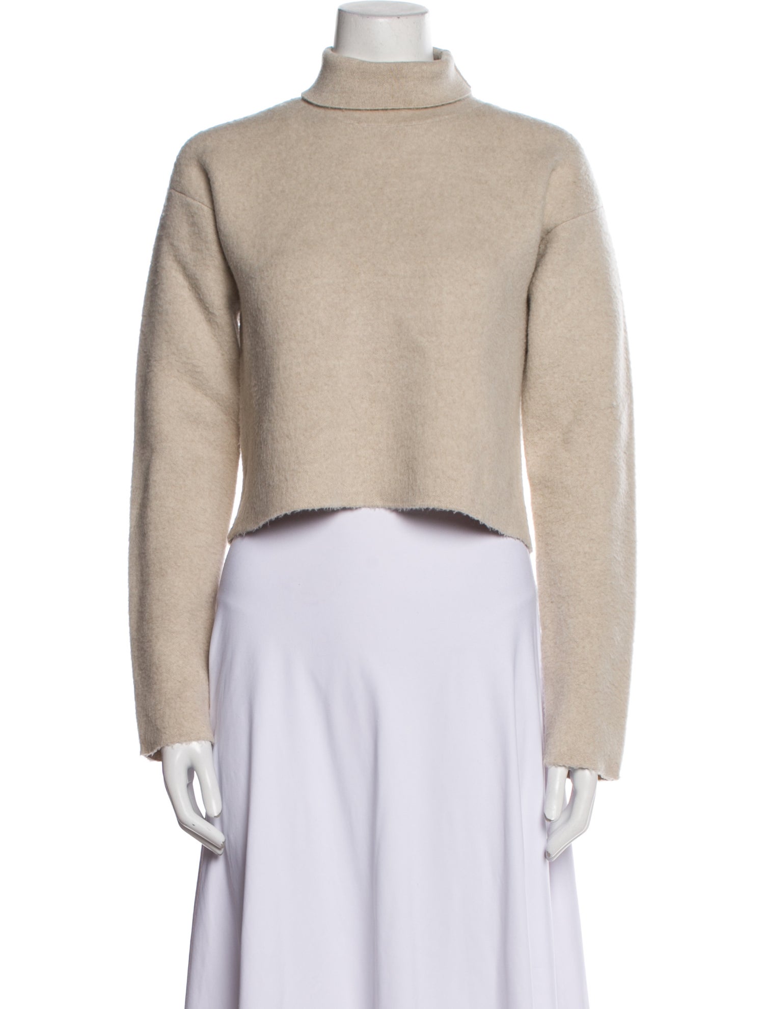 The Row Wool Mock Neck Sweater
