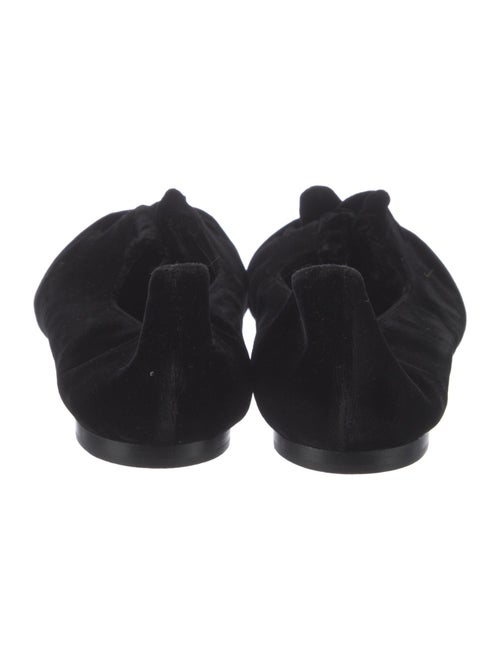 The Row Velvet Flats
