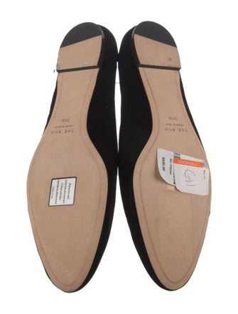 The Row Velvet Flats