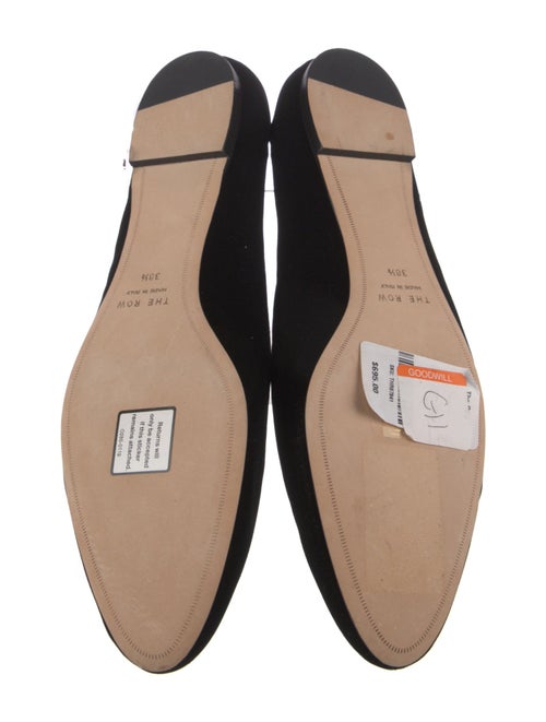 The Row Velvet Flats