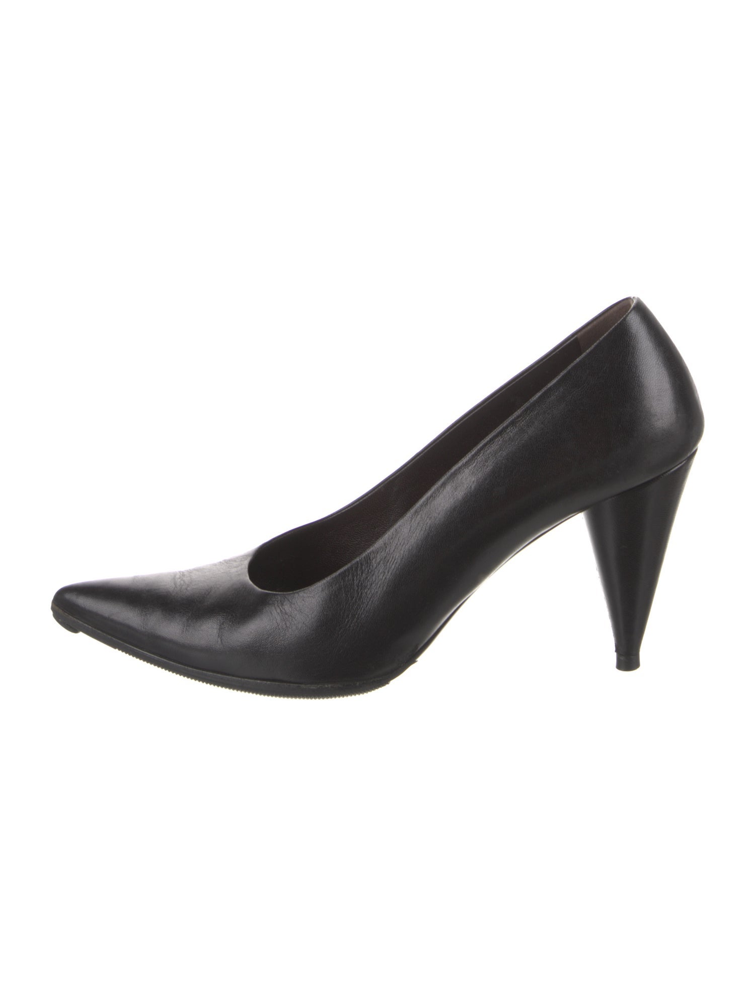 The Row Leather Pumps