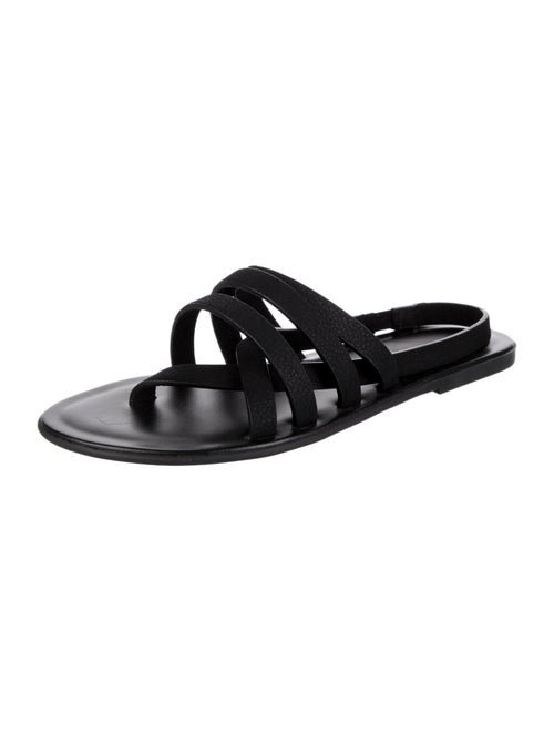 The Row Leather Slides