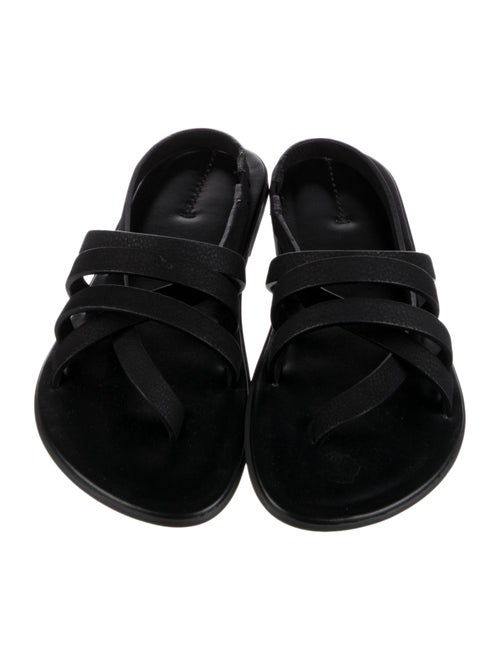 The Row Leather Slides