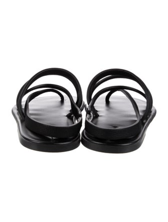 The Row Leather Slides