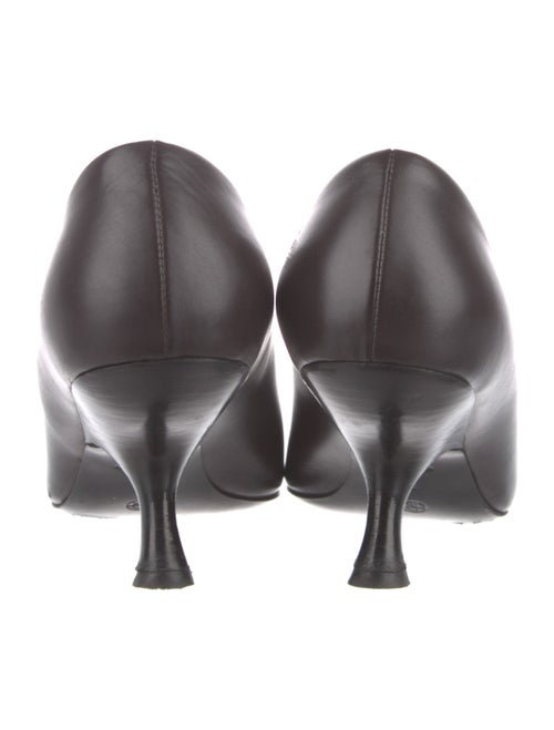 The Row Kitten Leather Pumps