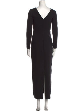 The Row V-Neck Long Dress
