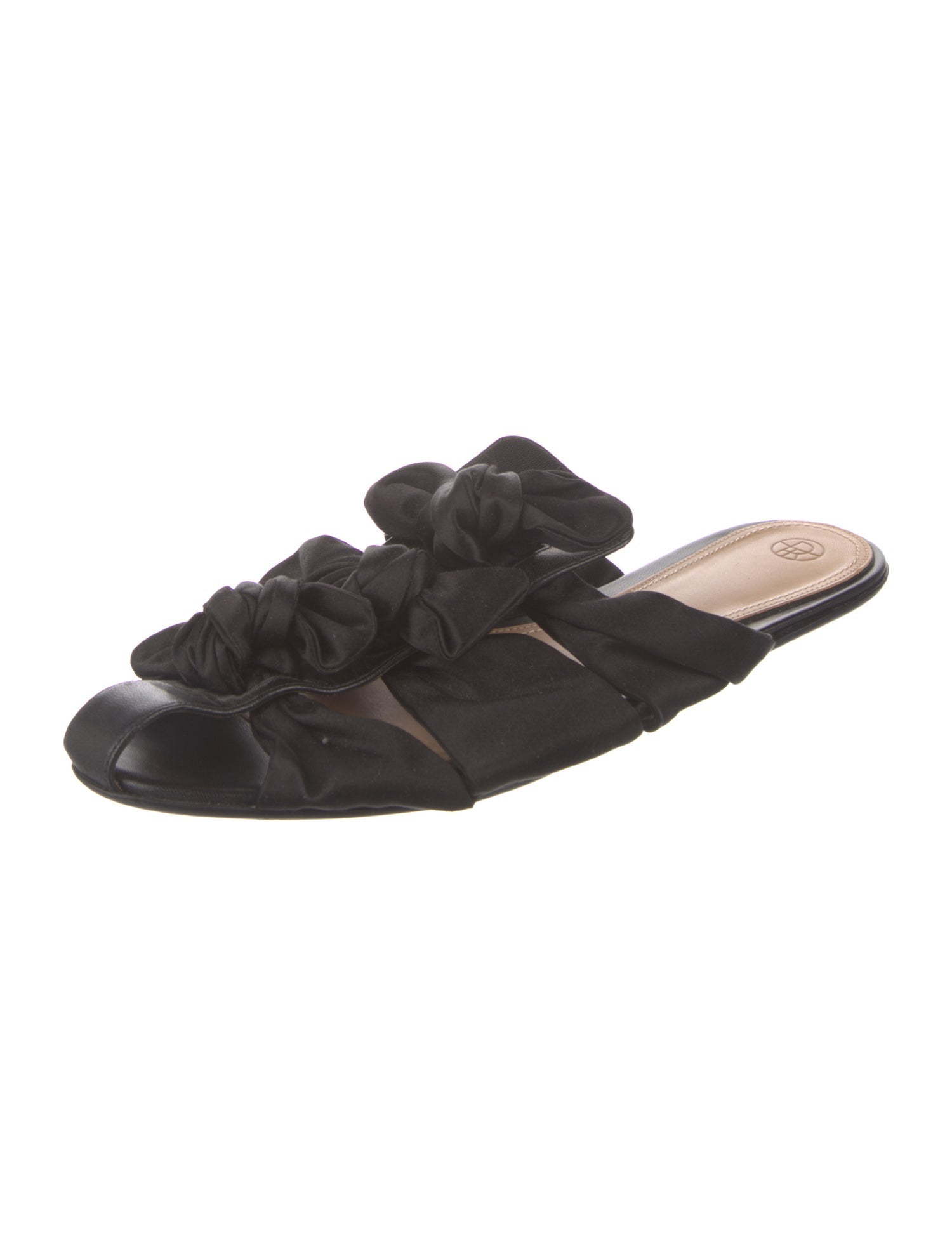 The Row Capri Leather Slides