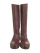 The Row Leather Rain Boots