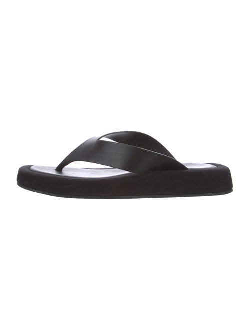 The Row Ginza Leather Slides
