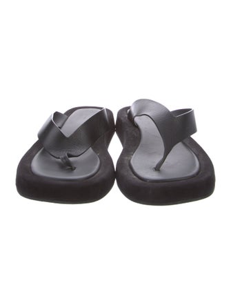 The Row Ginza Leather Slides