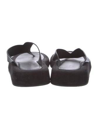 The Row Ginza Leather Slides