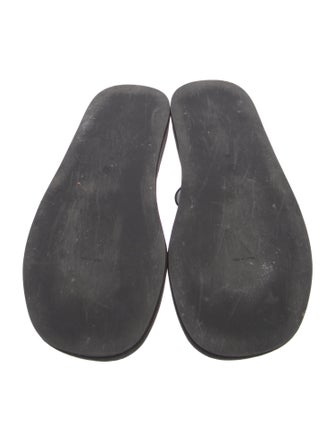 The Row Ginza Leather Slides