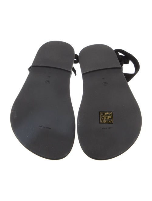 The Row Beach Suede Sandals
