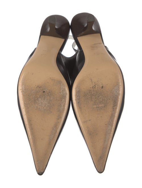 The Row Leather Slingback Pumps