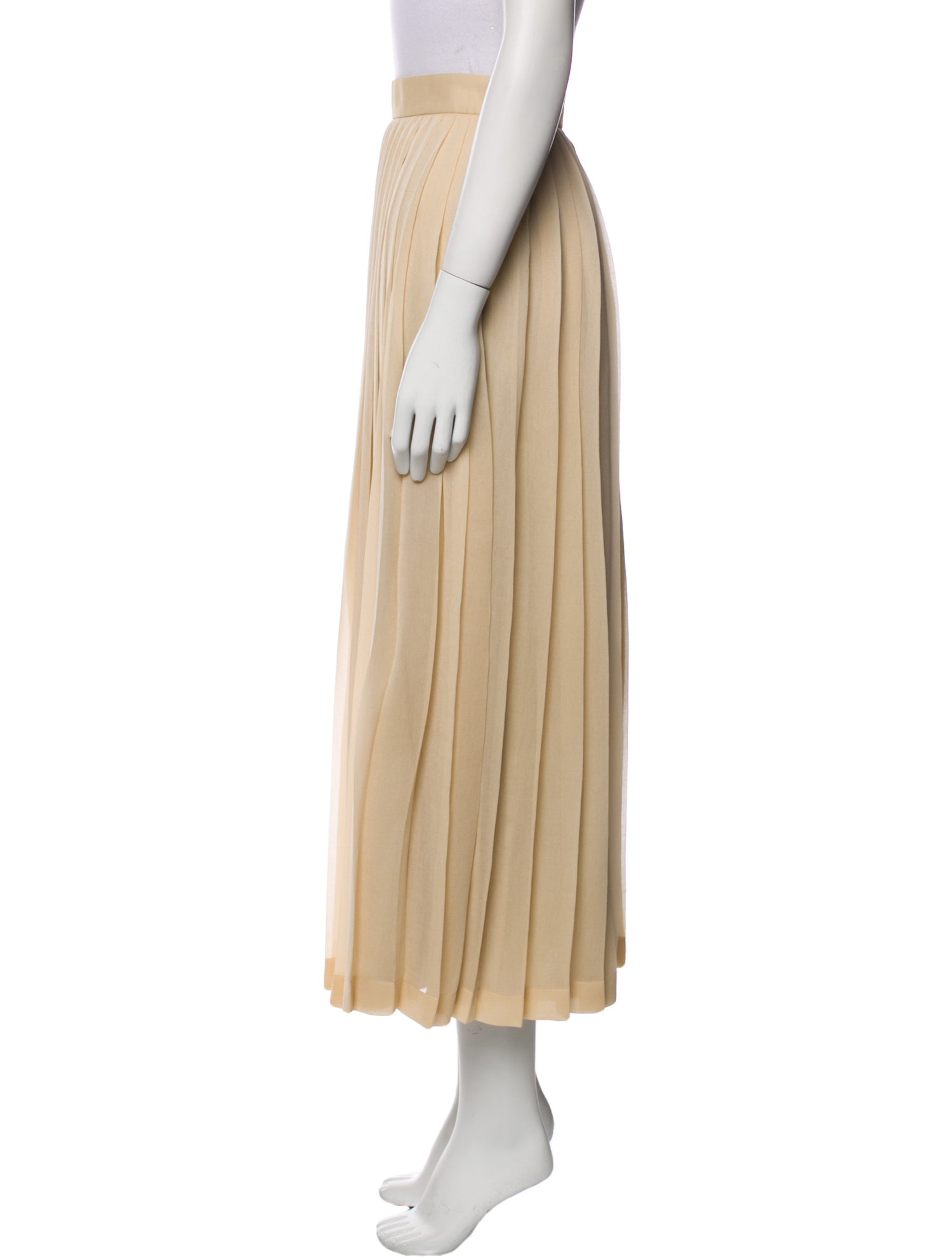 The Row Pleated Accents Midi Length Skirt