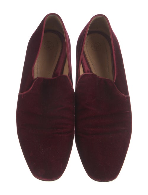 The Row Velvet Loafers
