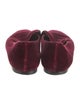 The Row Velvet Loafers