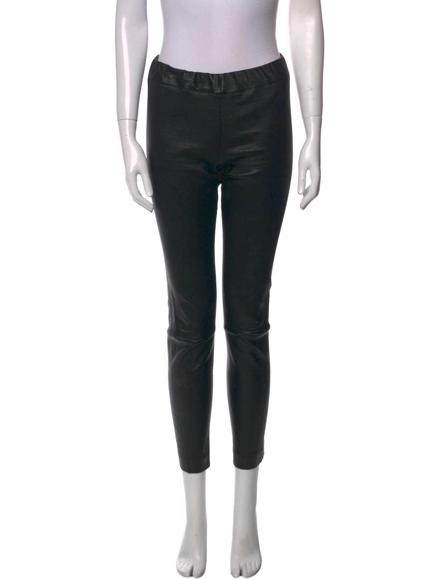The Row Leather Skinny Leg Pants