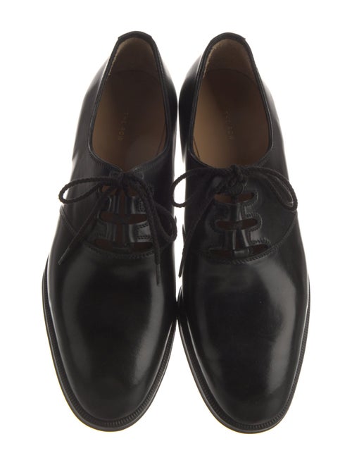 The Row Grant Leather Oxfords