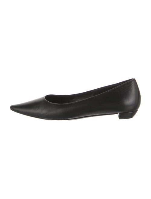The Row Leather Ballet Flats