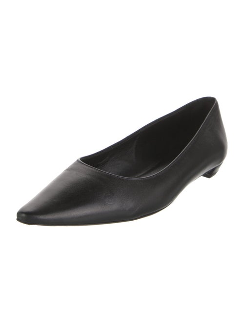 The Row Leather Ballet Flats