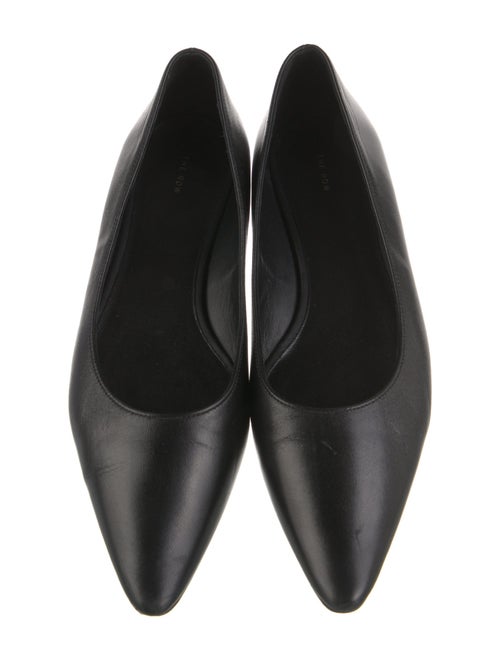 The Row Leather Ballet Flats