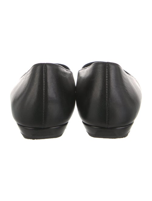 The Row Leather Ballet Flats
