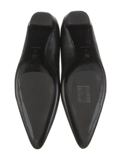 The Row Leather Ballet Flats