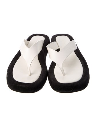 The Row Ginza Leather Slingback Sandals