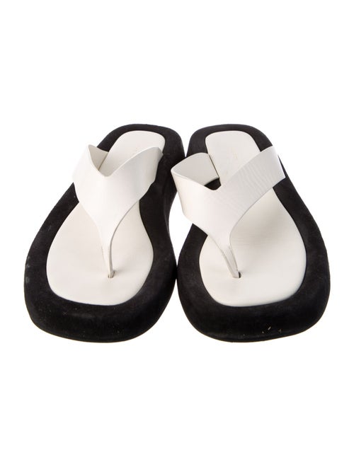 The Row Ginza Leather Slingback Sandals