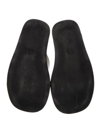 The Row Ginza Leather Slingback Sandals