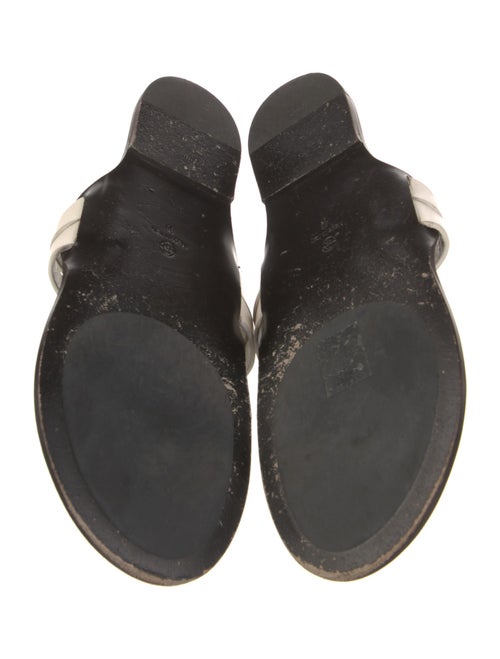 The Row Leather Slides