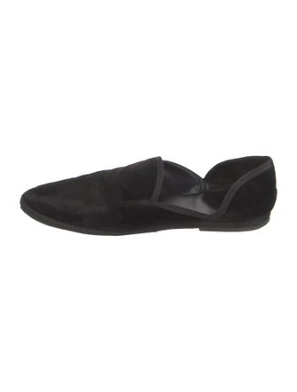 The Row Friulane Velvet D'Orsay Flats