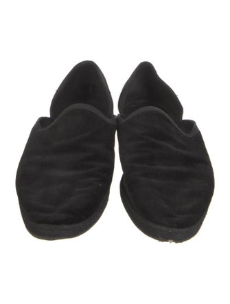 The Row Friulane Velvet D'Orsay Flats